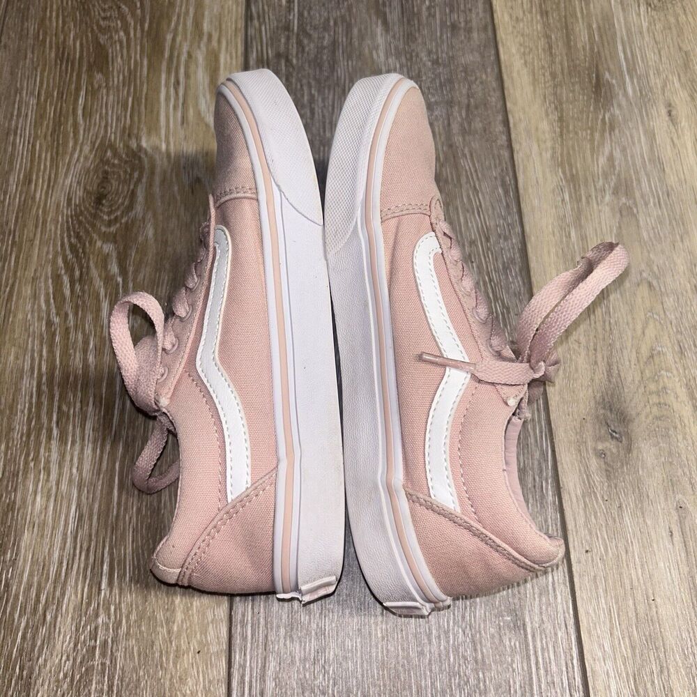 Vans Old Skool Low Top Pink Skate Sneaker Shoes Missy Girls Kids Youth US Size 3 - Picture 9 of 11